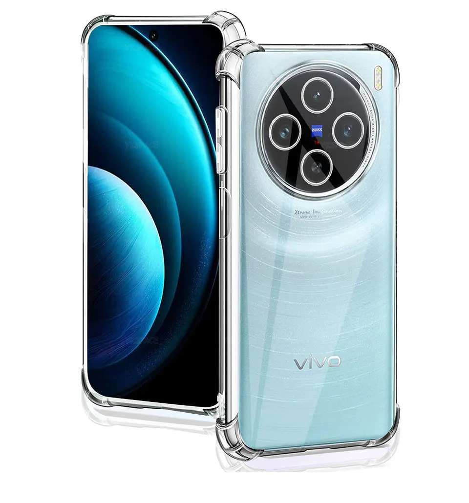 Vivo X200 - 에어백 투명 충격 방지 실리콘 케이스,