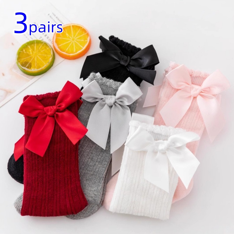 Baby Sock Oximeter - 3 짝/대/세트 아기 소녀 양말 큰