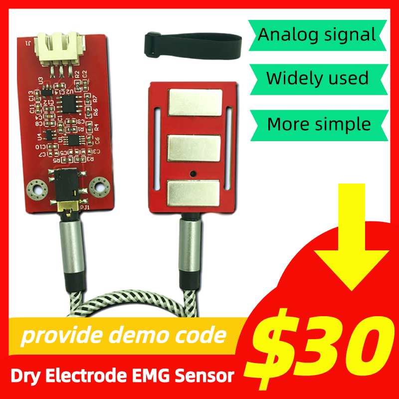 Muscle Sensor Emg - 건식 전극 EMG 센서 전기 근육