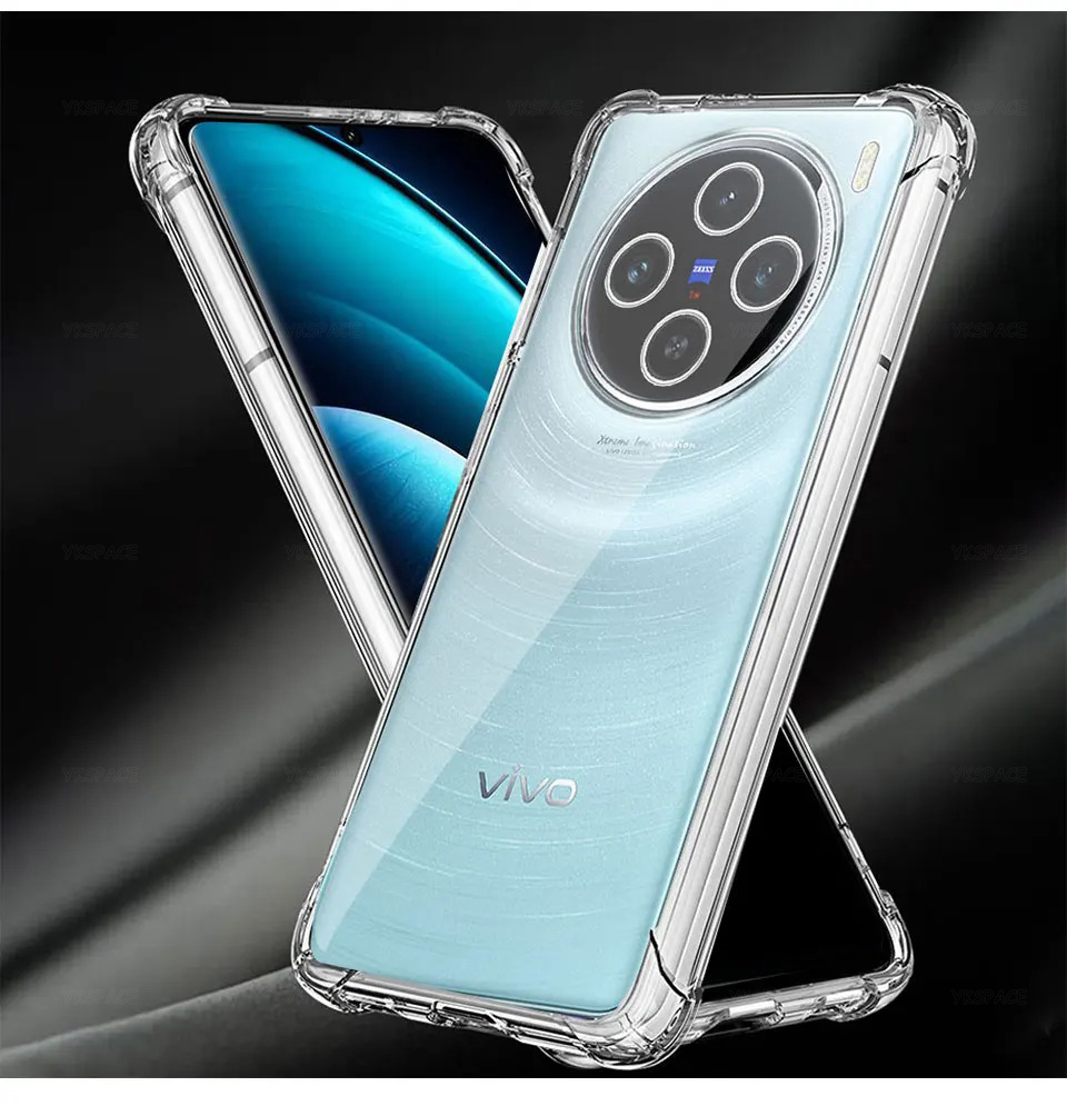 에어백 투명 충격 방지 실리콘 케이스, VIVO X10 - Vivo X200 리뷰 및 가격
